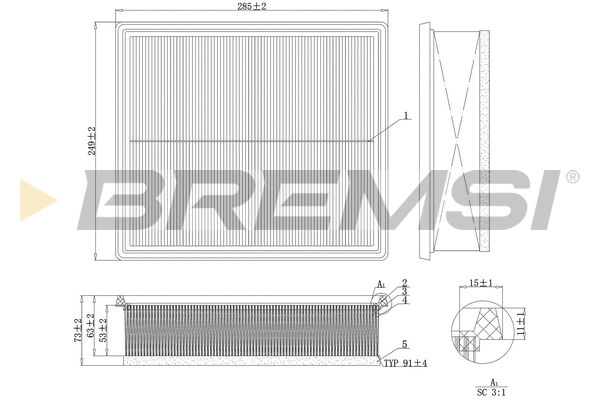 Air Filter (FA1216)