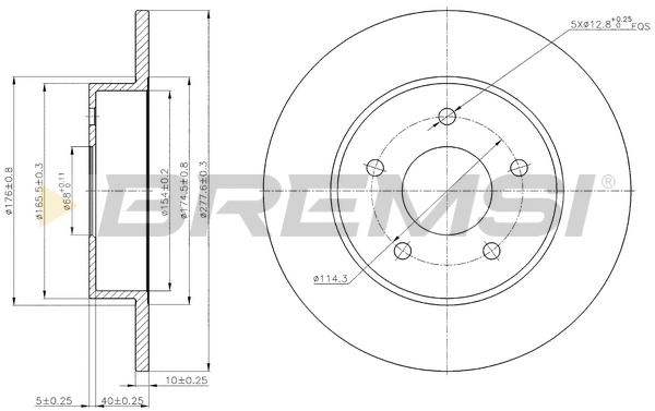 Brake Disc (CD7383S)