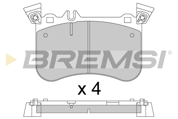 Brake Pad Set, disc brake (BP3802)