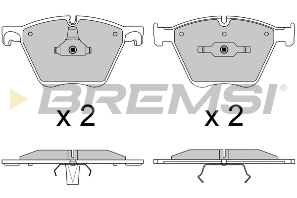 Brake Pad Set, disc brake (BP3615)