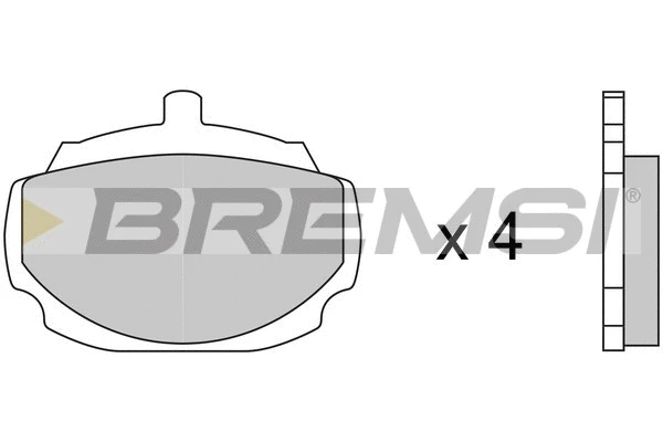 Brake Pad Set, disc brake (BP2033)