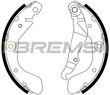 Brake Shoe Set (GF0635)