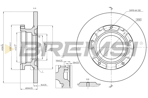 Brake Disc (CD8472S)