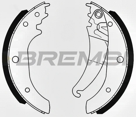 Brake Shoe Set (GF0190)
