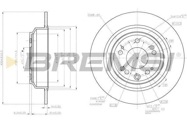 Brake Disc (CD7778S)