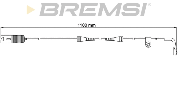Warning Contact, brake pad wear (WI0578)