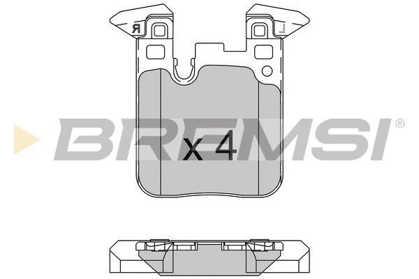Brake Pad Set, disc brake (BP3521)