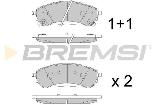 Brake Pad Set, disc brake (BP3901)