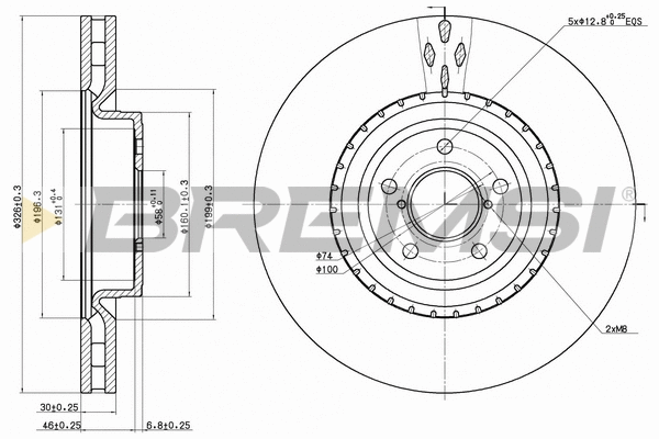 Brake Disc (CD7748V)