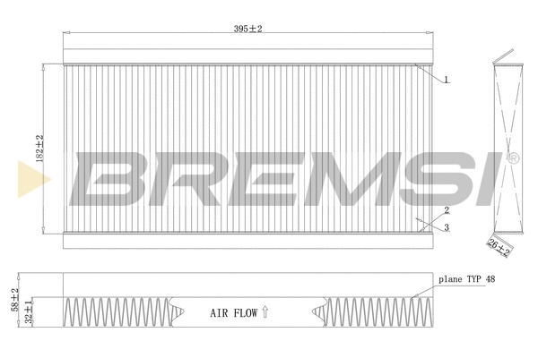 Filter, cabin air (FC0164C)