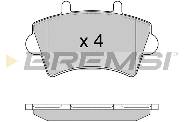 Brake Pad Set, disc brake (BP2975)