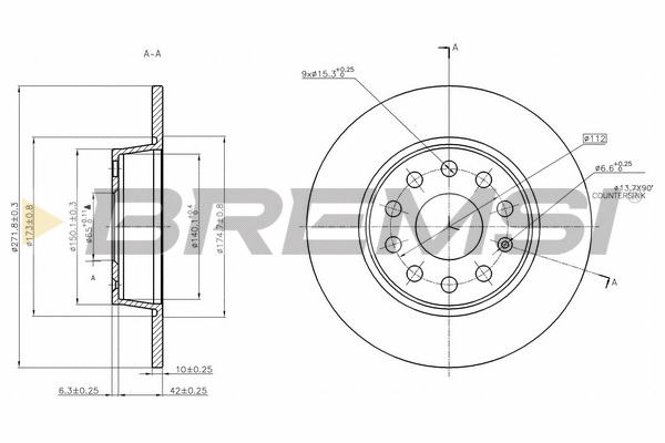 Brake Disc (CD7895S)