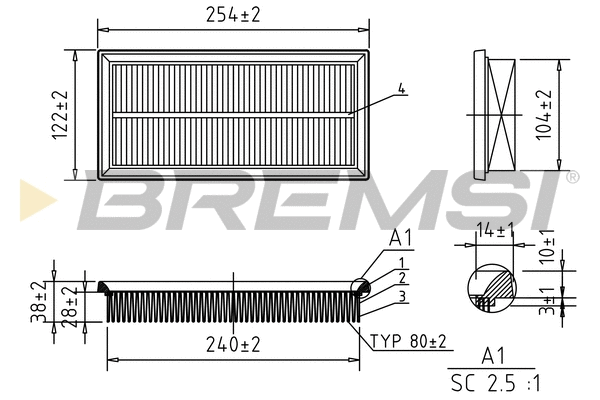 Air Filter (FA1100)