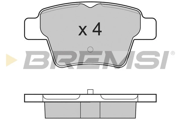 Brake Pad Set, disc brake (BP3198)