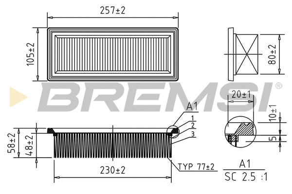 Air Filter (FA1644)