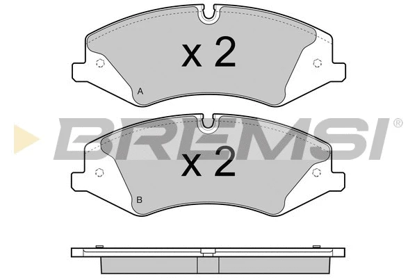 Brake Pad Set, disc brake (BP3415)