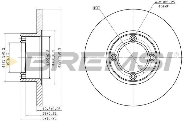 Brake Disc (CD6278S)