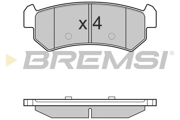 Brake Pad Set, disc brake (BP3148)