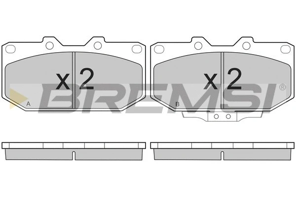 Brake Pad Set, disc brake (BP2649)