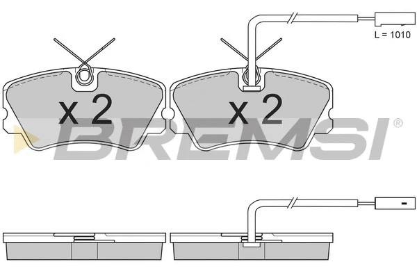Brake Pad Set, disc brake (BP2731)