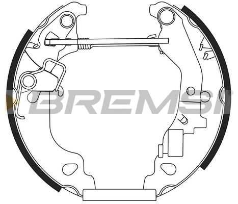 Brake Shoe Set (GK0167)