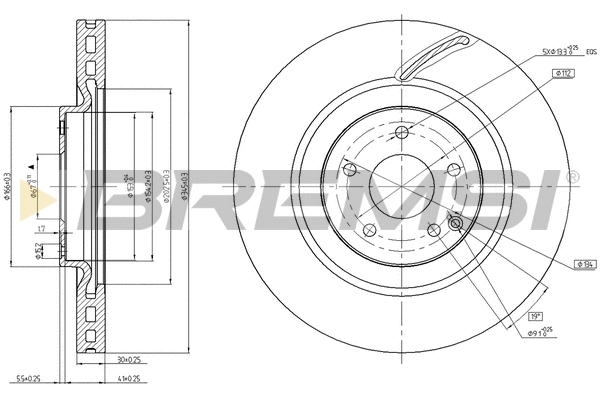 Brake Disc (CD7585V)