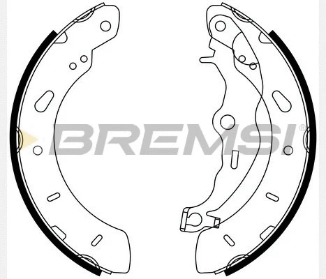 Brake Shoe Set (GF0248)
