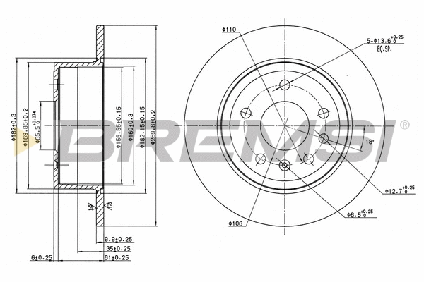 Brake Disc (CD6239S)
