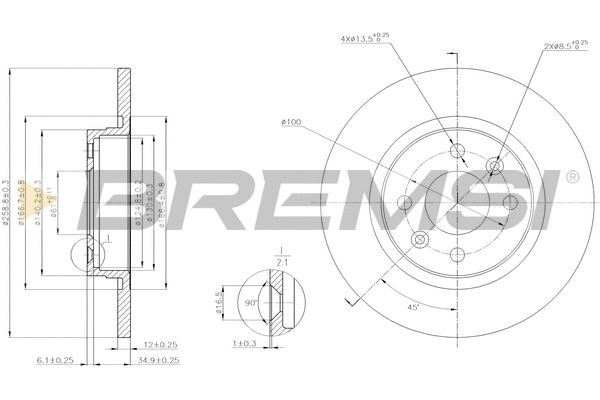 Brake Disc (CD7502S)
