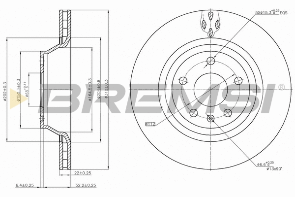 Brake Disc (CD7849V)