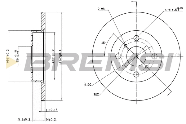 Brake Disc (CD6346S)