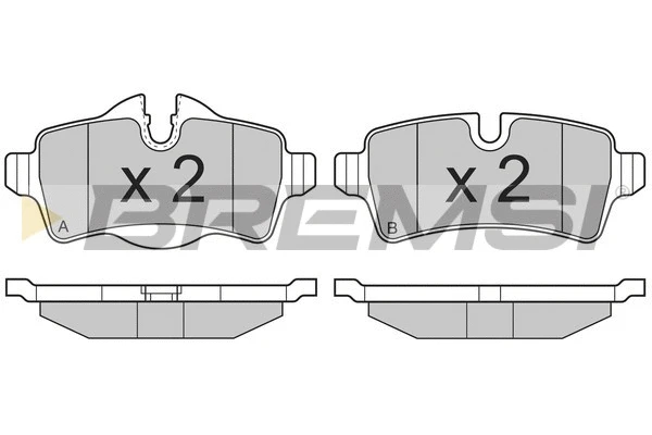 Brake Pad Set, disc brake (BP3305)