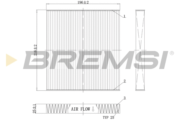 Filter, cabin air (FC0988C)