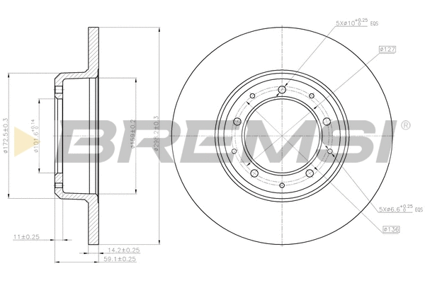 Brake Disc (CD8083S)