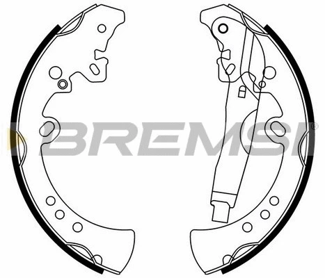 Brake Shoe Set (GF0516)