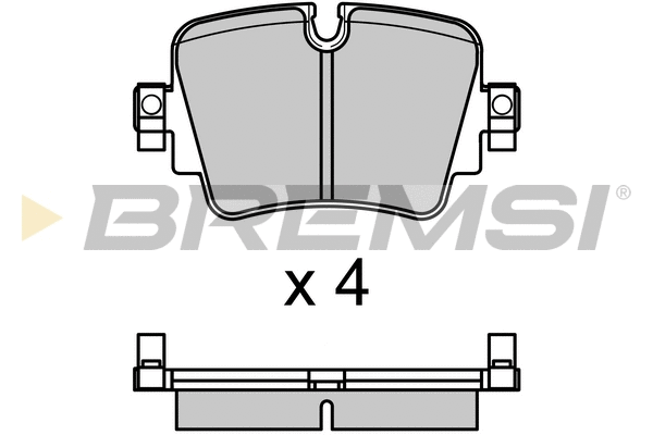 Brake Pad Set, disc brake (BP3700)