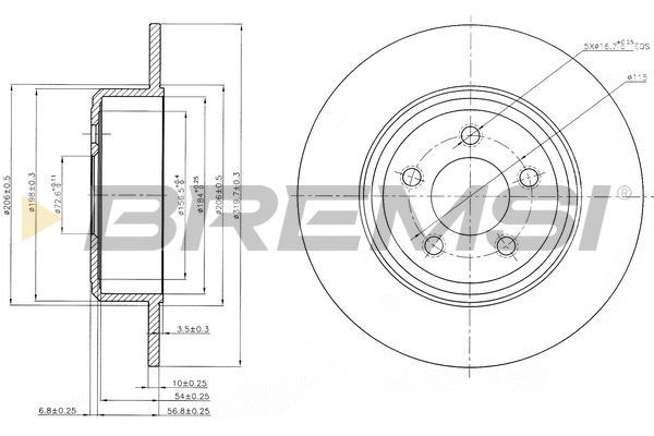 Brake Disc (CD8064S)