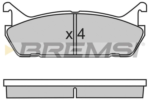 Brake Pad Set, disc brake (BP2488)