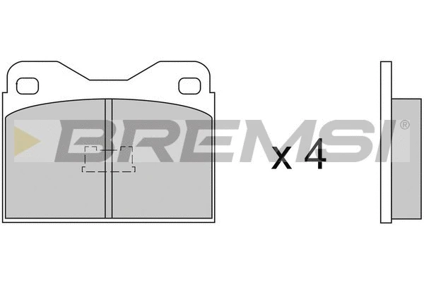 Brake Pad Set, disc brake (BP2219)