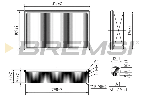 Air Filter (FA1365)