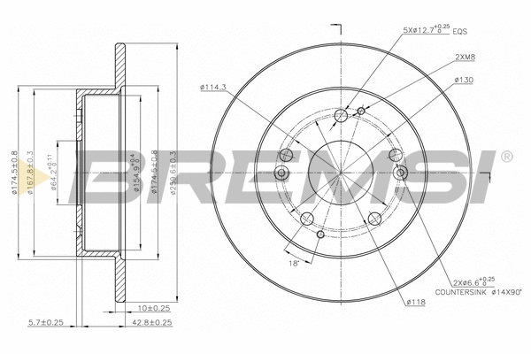 Brake Disc (CD7861S)