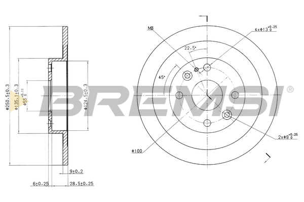 Brake Disc (CD6523S)