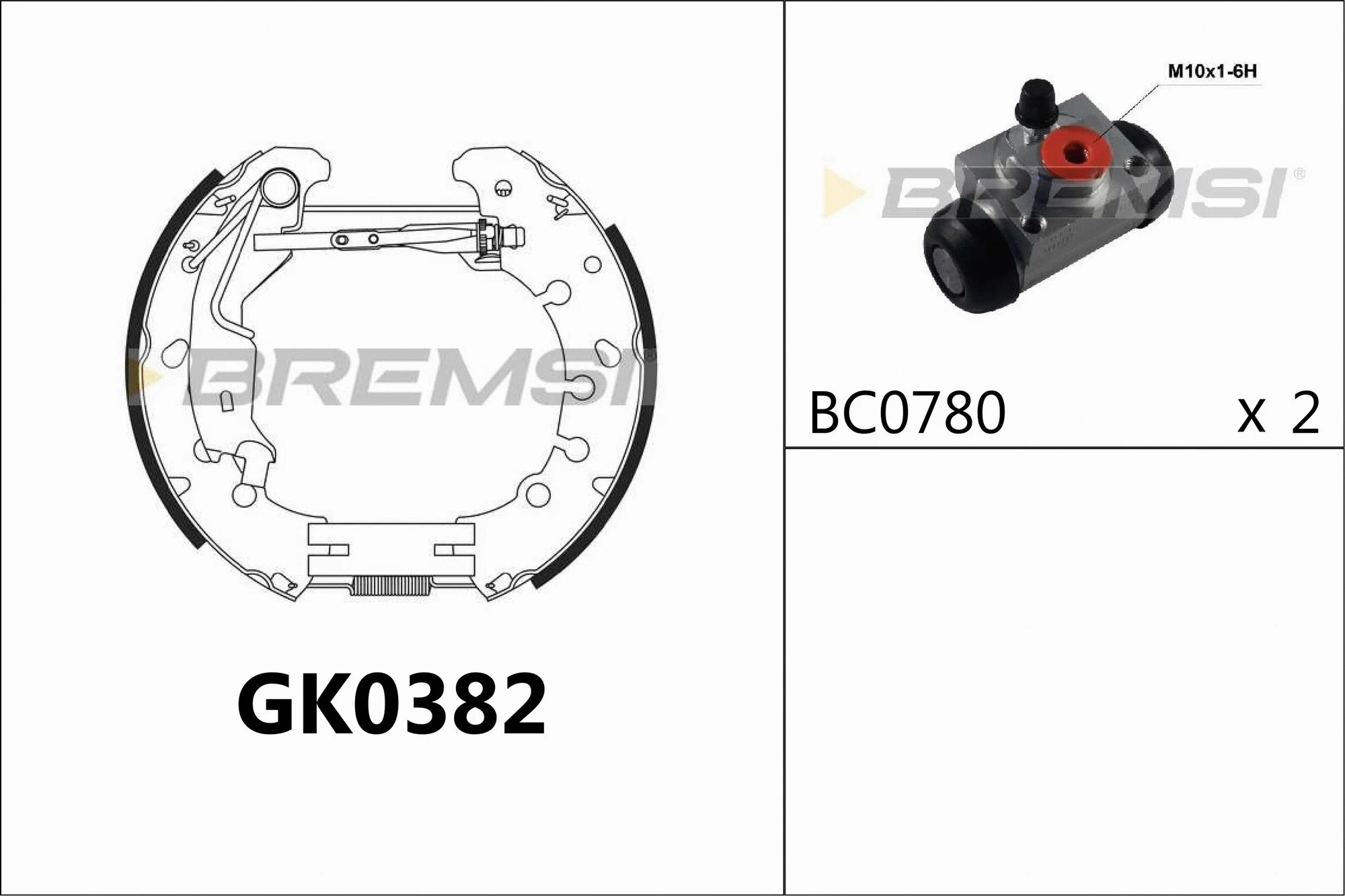 Brake Shoe Set (GK0382)