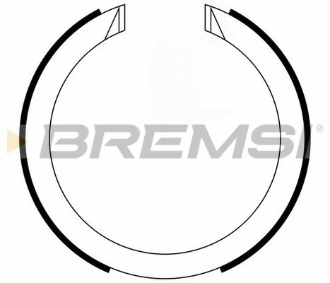 Brake Shoe Set, parking brake (GF0634)