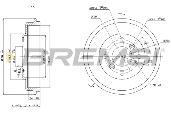 Brake Drum (CR5686)