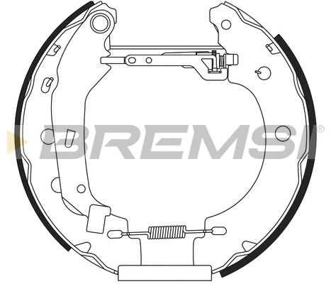 Brake Shoe Set (GK0156)