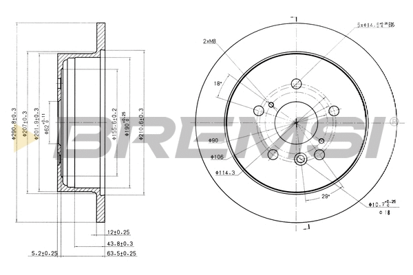 Brake Disc (CD7380S)