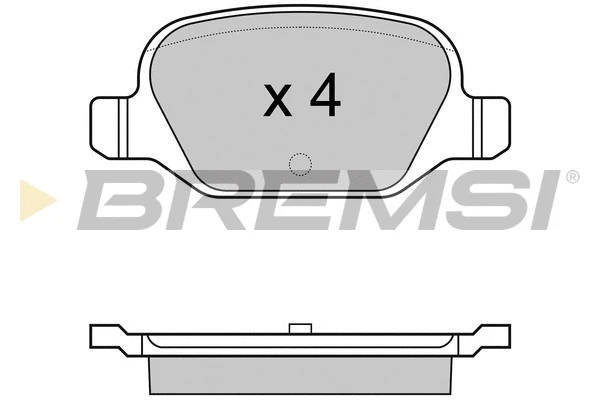 Brake Pad Set, disc brake (BP2974)