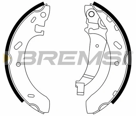 Brake Shoe Set (GF4698)