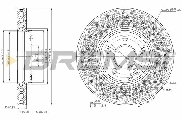Brake Disc (CD7962V)